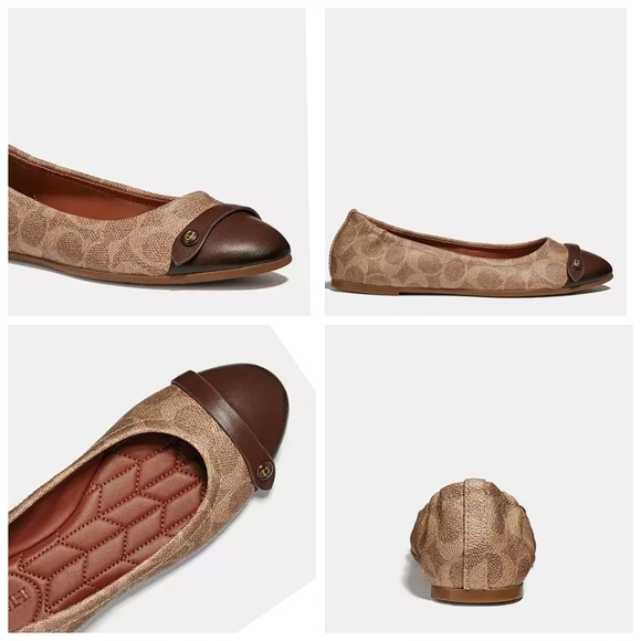 Coach Flat Shoes Size 7 - Picture 1 of 8